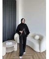 Ela Taş Detaylı Sweat - Siyah