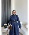 Es - Edal Düğmeli Kot Takım