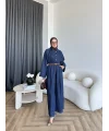 Es - Edal Düğmeli Kot Takım