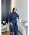 Es - Helmin Kot Pantolonlu Takım
