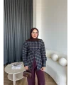Esla Kareli Gömlek - Lacivert
