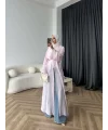 Fuş - Esra Taşlı Şal Hediye Abaya - Pembe