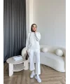Gn-Elban Taşlı Sweat - Beyaz