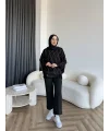 Gn-Elban Taşlı Sweat - Siyah