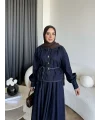 Hen - Brume Düğmeli Etekli Kot Takım