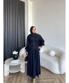 Hen - Brume Düğmeli Etekli Kot Takım