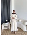 Hen - İlter Etekli Takım - Bej