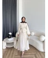 Hen - İlter Etekli Takım - Bej