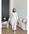 Hen - Mercan Pileli Gömlek - Yeşil