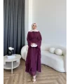 Hen - Serpan Etekli Takım - Bordo