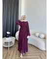 Hen - Serpan Etekli Takım - Bordo