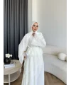 Hen - Serpan Etekli Takım - Ekru