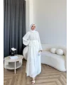 Hen - Serpan Etekli Takım - Ekru