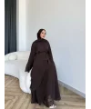 Hen - Serpan Etekli Takım - Kahve
