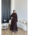 Hen - Serpan Etekli Takım - Kahve