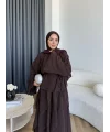 Hen - Serpan Etekli Takım - Kahve