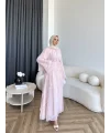 Hen - Serpan Etekli Takım - Pembe