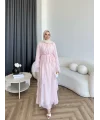 Hen - Serpan Etekli Takım - Pembe