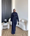 Hen - Sinore Düğmeli Kot Takım