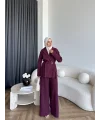 Hen - Ülasna Ceket Takım - Bordo