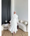 Hew - Irmak Etekli Takım - Beyaz