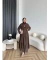 Hew - Irmak Etekli Takım - Kahve
