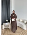 Hew - Irmak Etekli Takım - Kahve