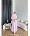 Hew - Irmak Etekli Takım - Pembe
