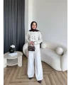 Hot - Çizgili Düğmeli Gömlek