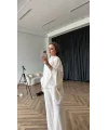 Hot - Dilan Keten Takım - Bej