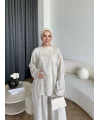 Hot - Ebran Paça Lastik Takım - Bej