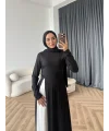 Hot - Loutra 2 Renk Elbise - Siyah - Beyaz
