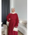 Hr - Lilim Etekli Takım - Bordo
