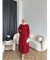 Hr - Lilim Etekli Takım - Bordo
