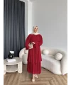 Hr - Lilim Etekli Takım - Bordo