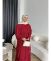 Hr - Lilim Etekli Takım - Bordo