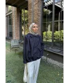 İsra Düğmeli Ceket - Lacivert