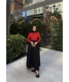 Kırışık Etek - Siyah