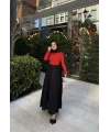 Kırışık Etek - Siyah