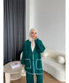 Kuzy Cepli Triko Takım - Yeşil