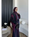 Kyl - Alai Şallı Abaya - Bordo