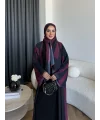 Kyl - Alai Şallı Abaya - Bordo
