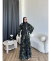 Kyl - Ria Şallı Abaya - Yeşil