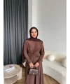 Latan Sandy Elbise - Kahve
