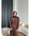 Latan Sandy Elbise - Kahve