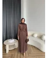 Latan Sandy Elbise - Kahve