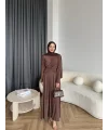 Latan Sandy Elbise - Kahve