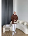 Lidya 3 İplik Sweat - Acı Kahve