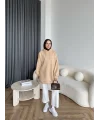 Lidya 3 İplik Sweat - Krem