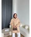 Lidya 3 İplik Sweat - Krem